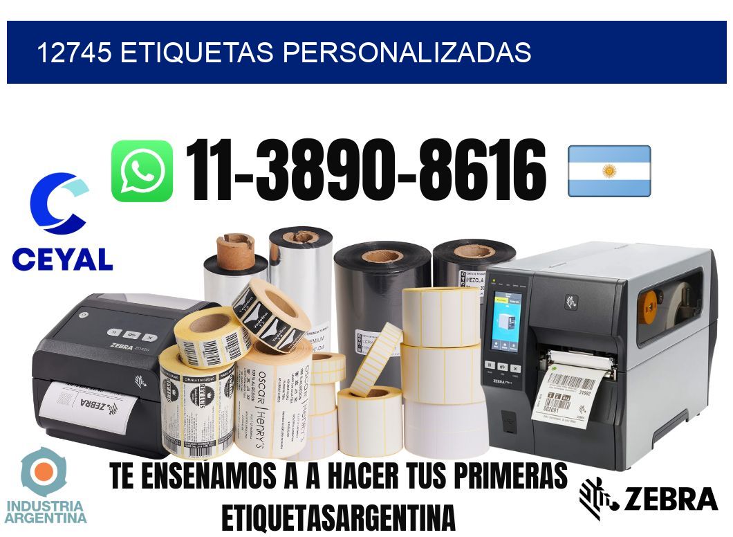 12745 etiquetas personalizadas