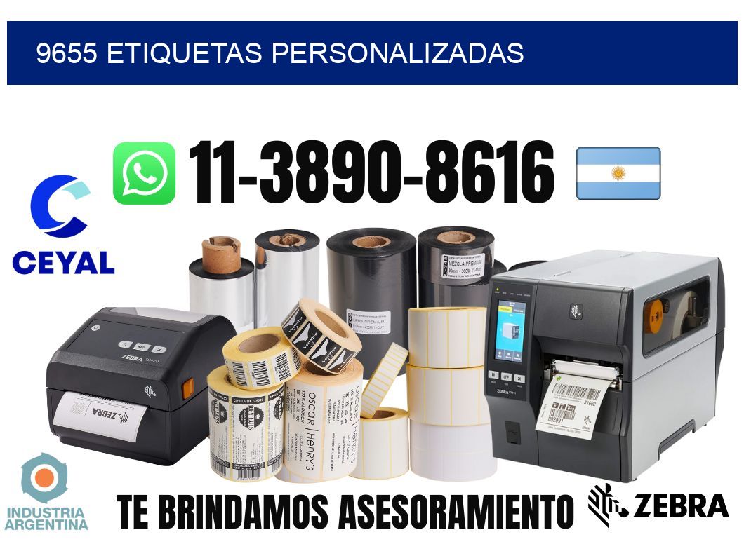 9655 etiquetas personalizadas