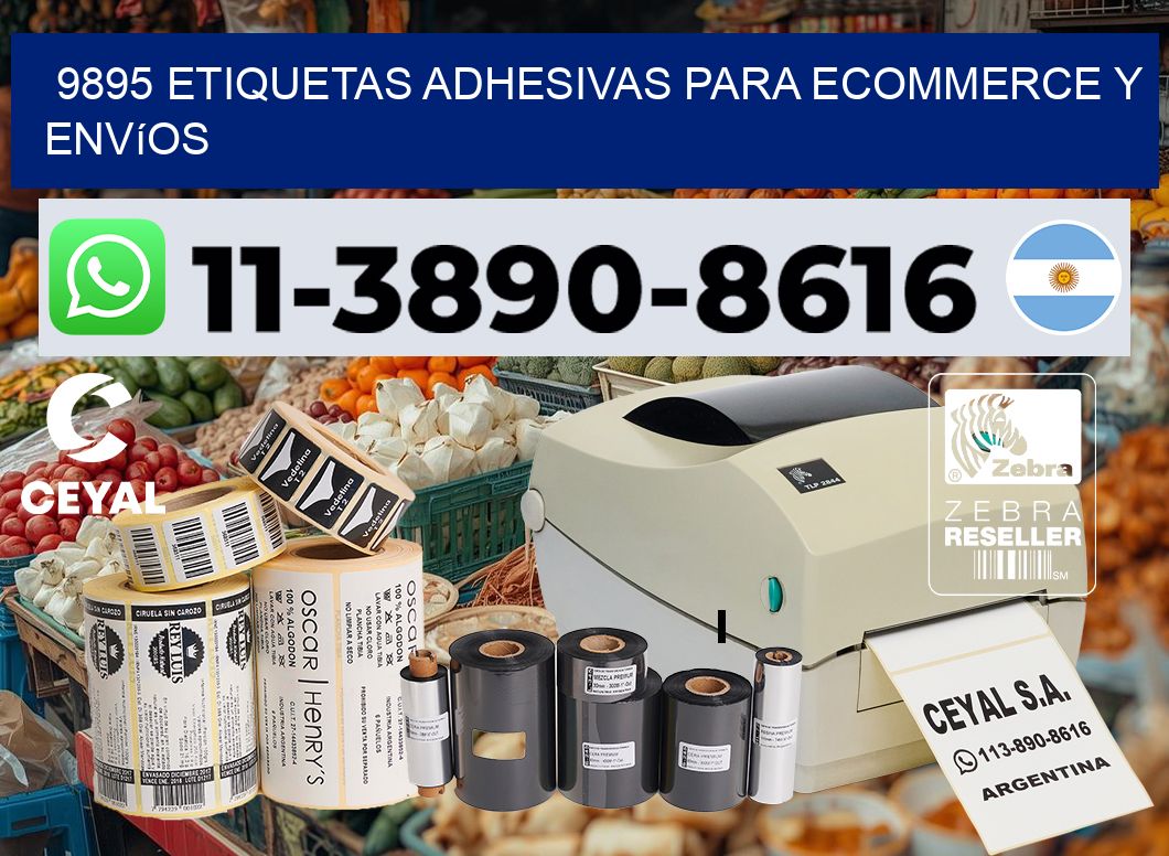 9895 Etiquetas adhesivas para ecommerce y envíos