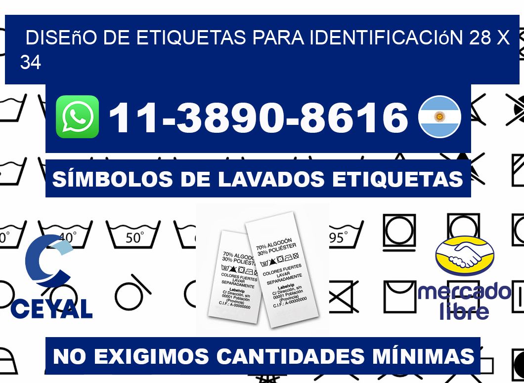 diseño de etiquetas para identificación 28 x 34