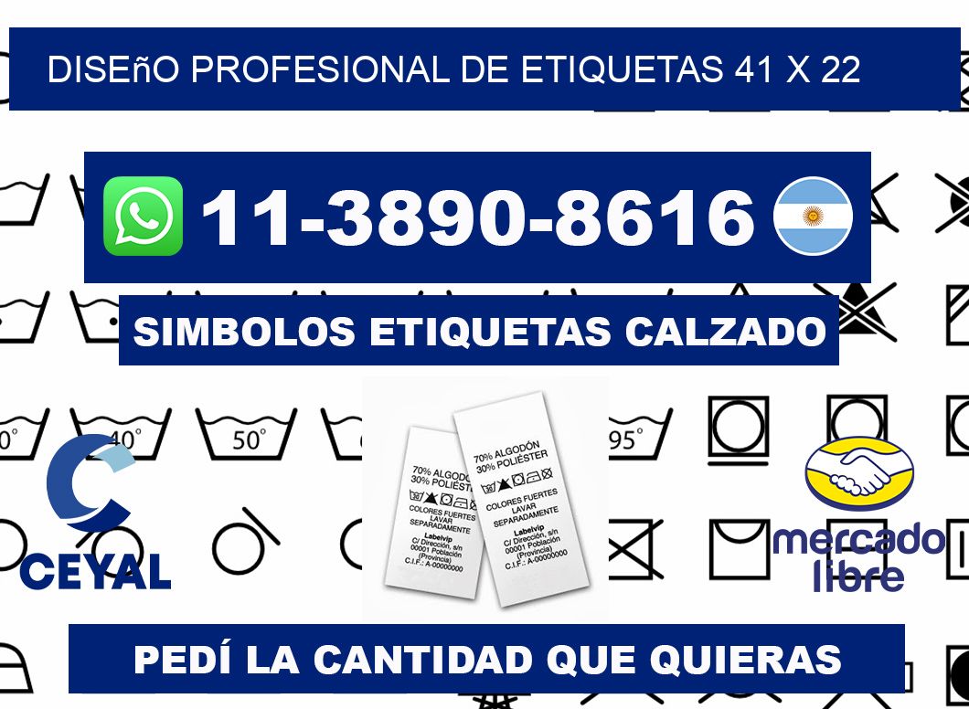 diseño profesional de etiquetas 41 x 22