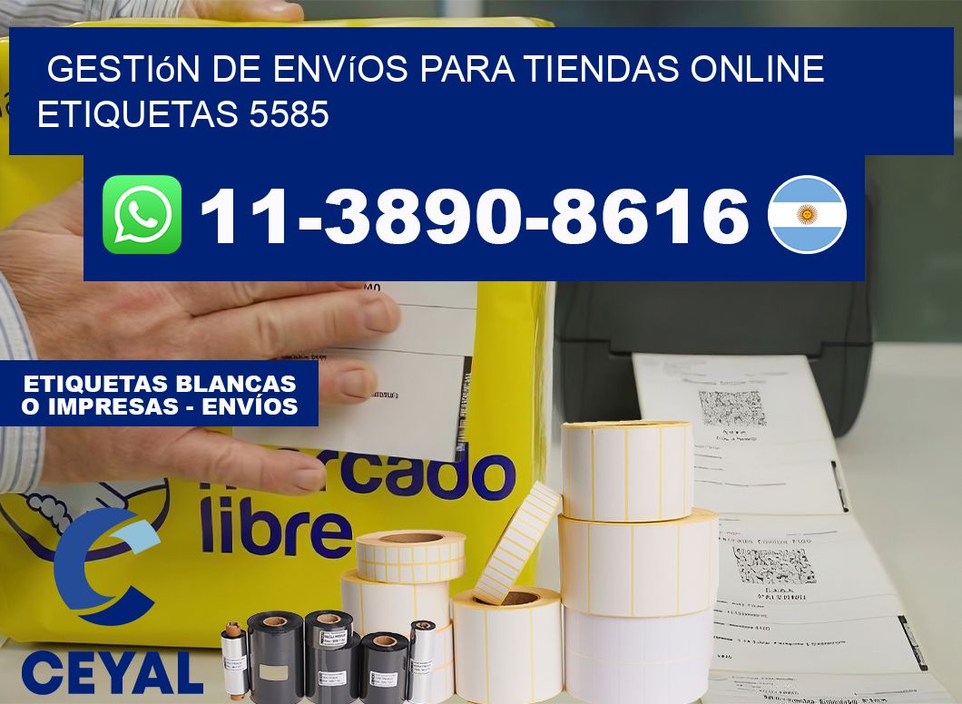 Gestión de envíos para tiendas online  etiquetas 5585
