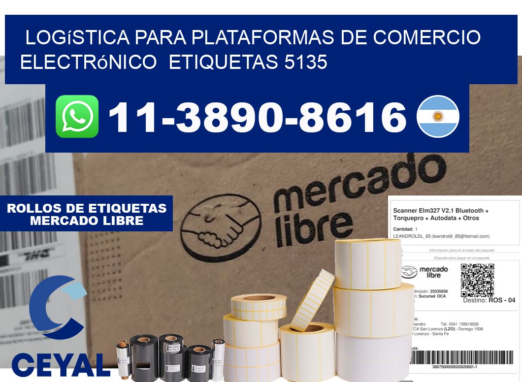 Logística para plataformas de comercio electrónico  etiquetas 5135