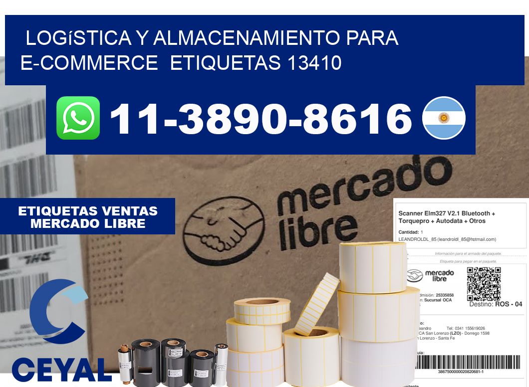 Logística y almacenamiento para e-commerce  etiquetas 13410