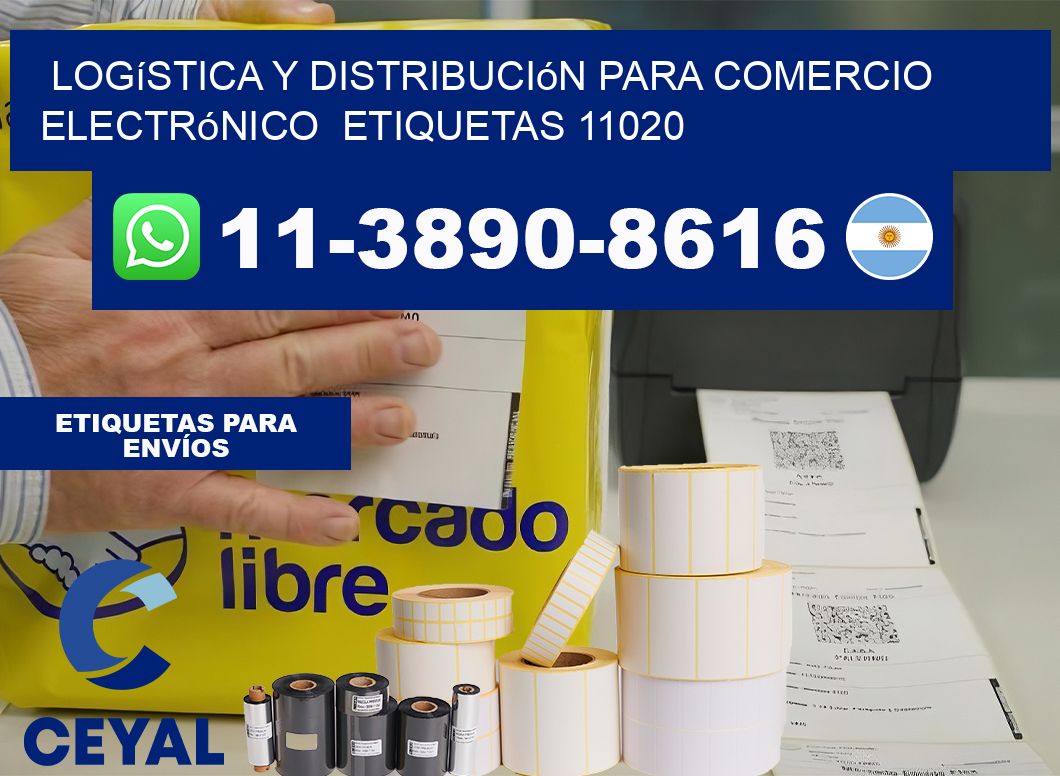 Logística y distribución para comercio electrónico  etiquetas 11020