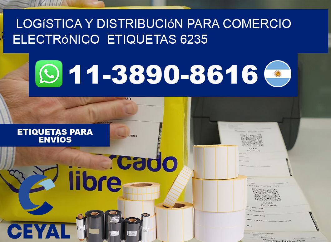 Logística y distribución para comercio electrónico  etiquetas 6235