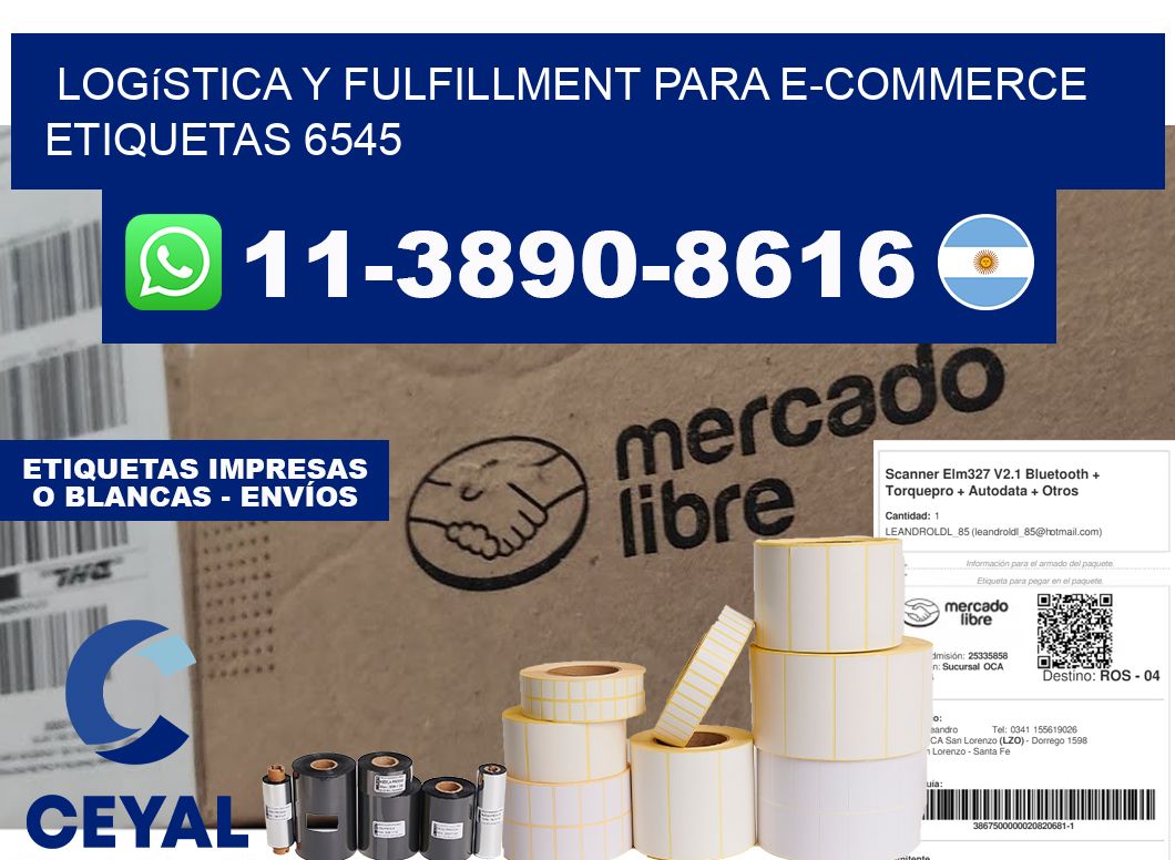 Logística y fulfillment para e-commerce etiquetas 6545