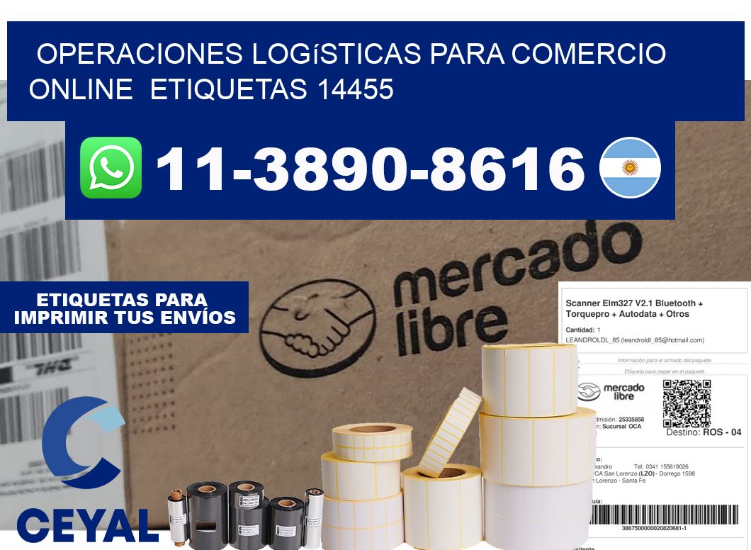 Operaciones logísticas para comercio online  etiquetas 14455
