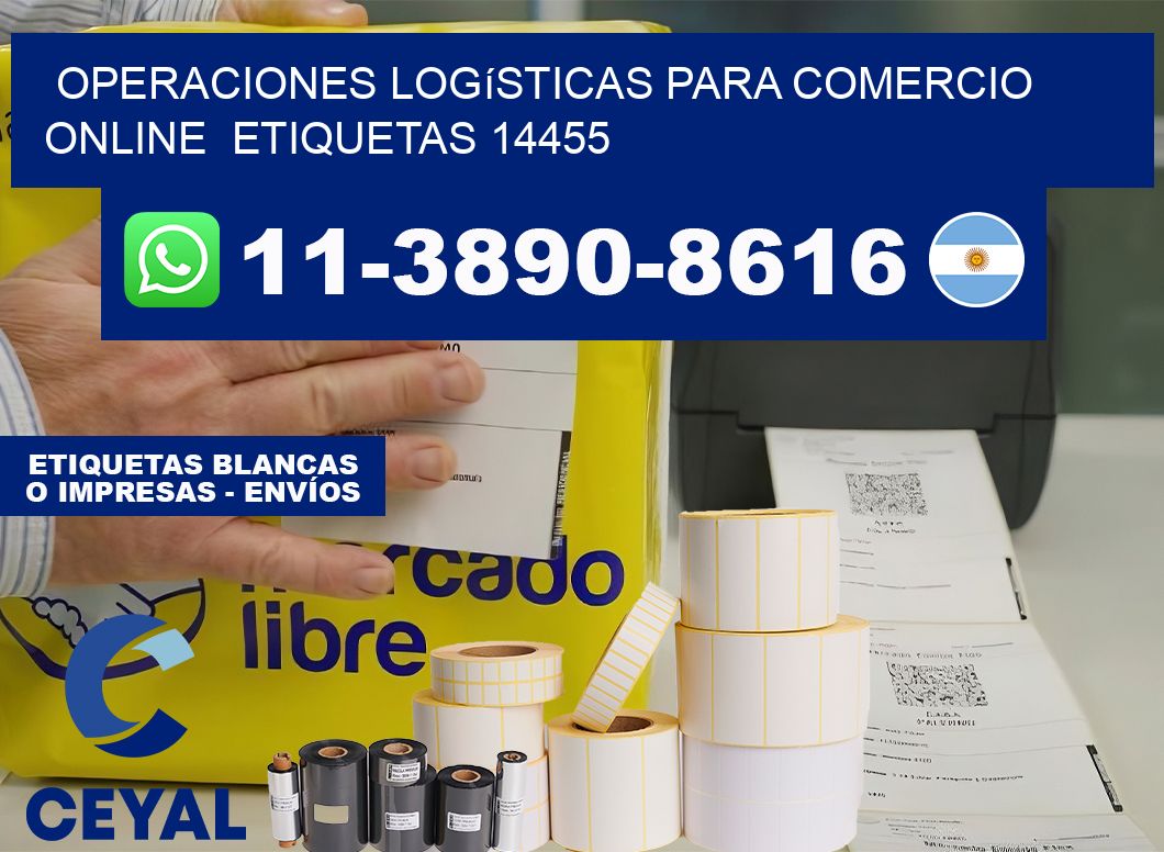 Operaciones logísticas para comercio online  etiquetas 14455