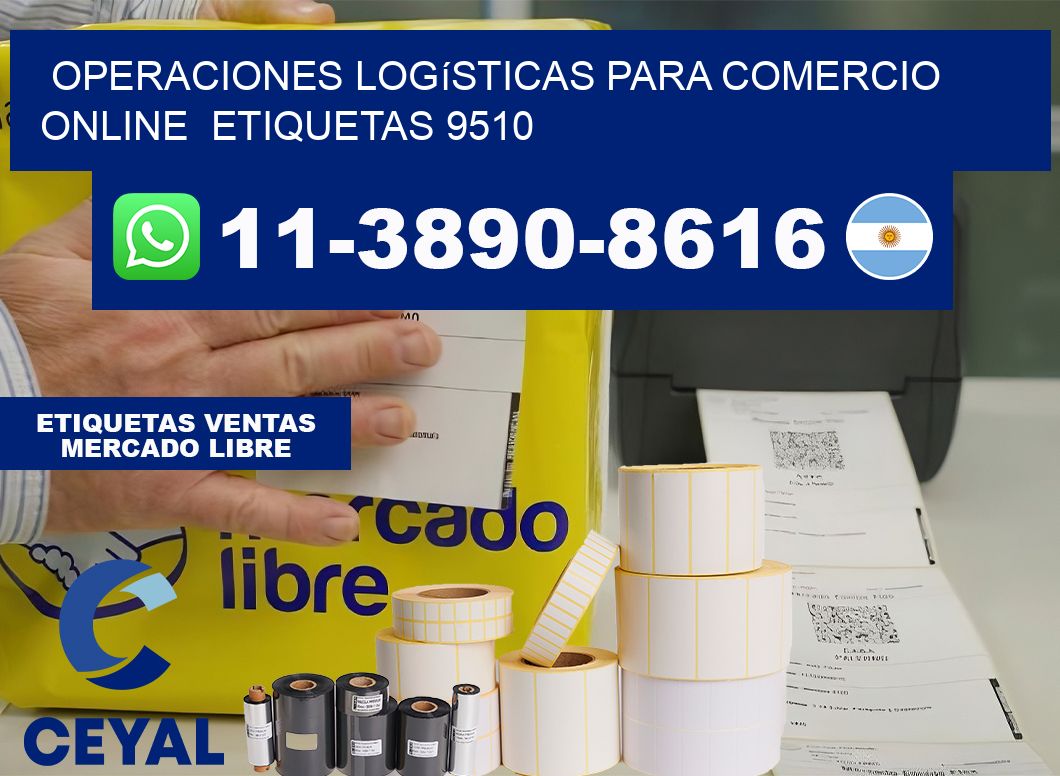 Operaciones logísticas para comercio online  etiquetas 9510