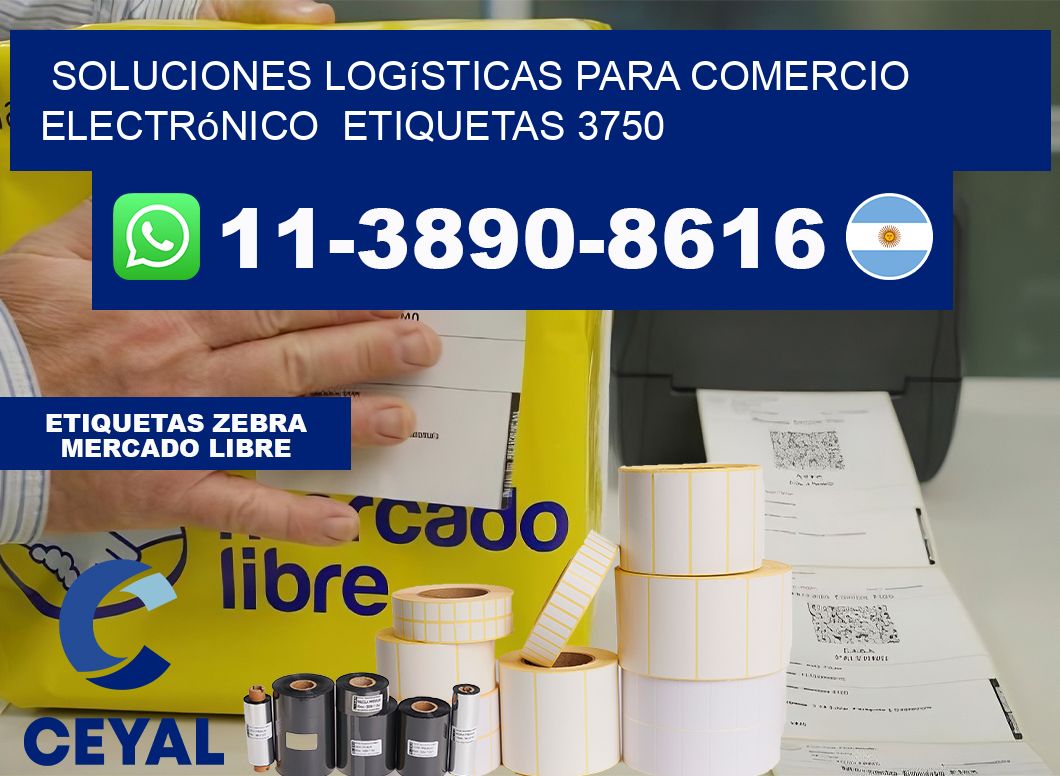 Soluciones logísticas para comercio electrónico  etiquetas 3750