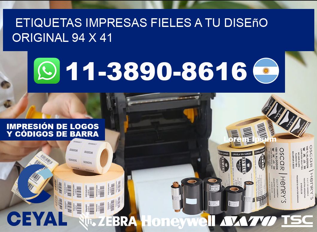 etiquetas impresas fieles a tu diseño original 94 x 41