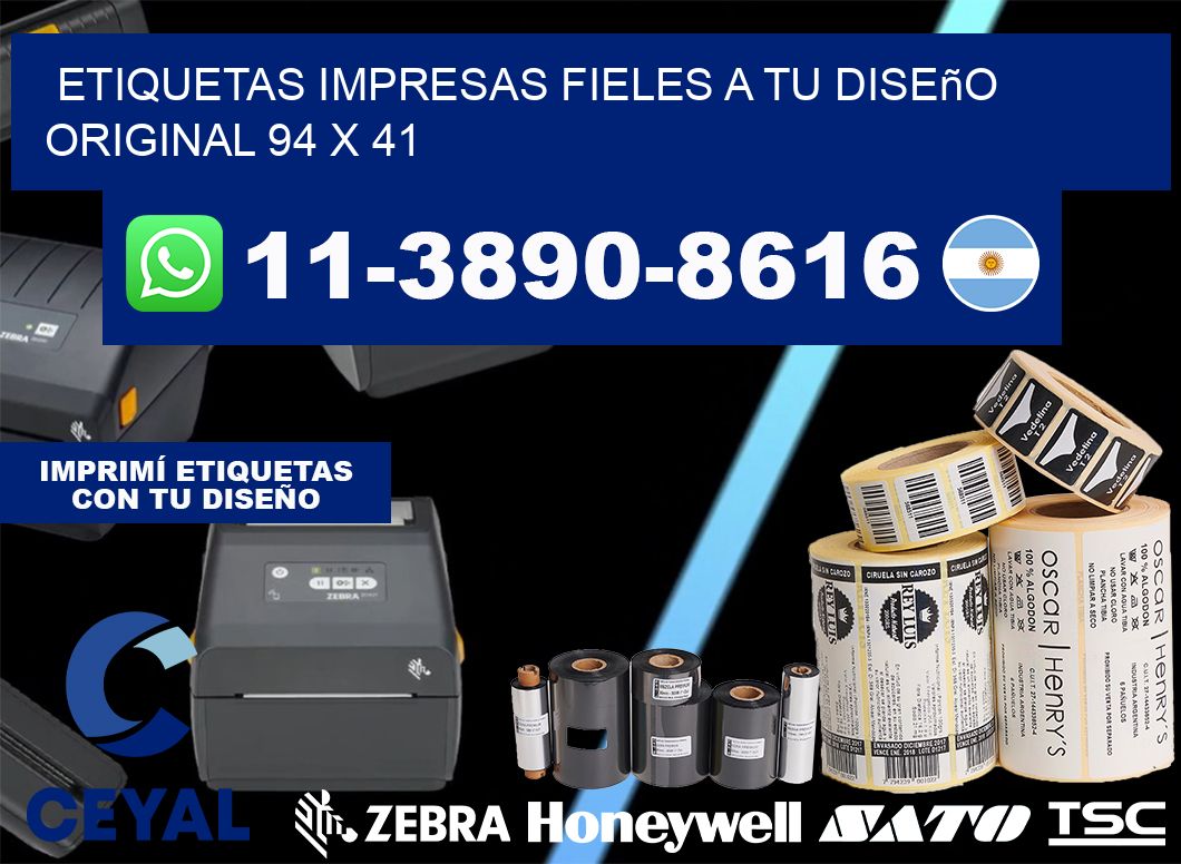 etiquetas impresas fieles a tu diseño original 94 x 41