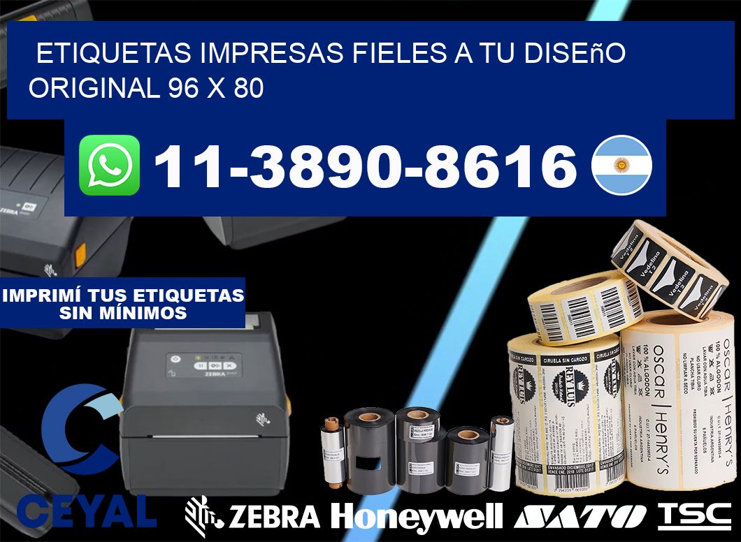 etiquetas impresas fieles a tu diseño original 96 x 80