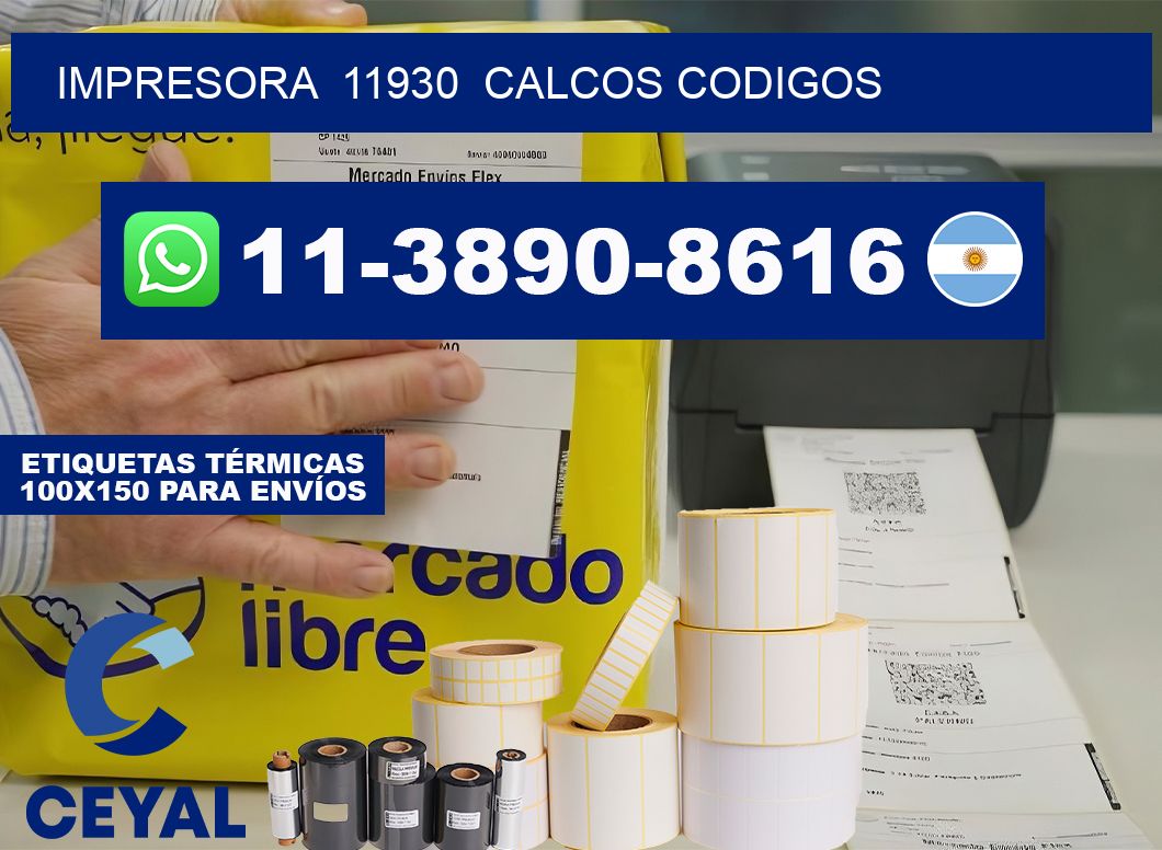 impresora  11930  calcos codigos