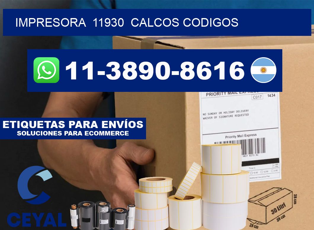 impresora  11930  calcos codigos