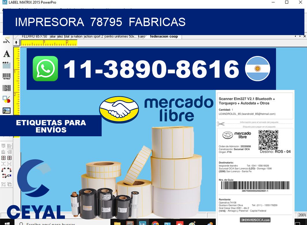 impresora  78795  fabricas