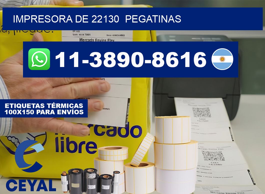 impresora de 22130  pegatinas