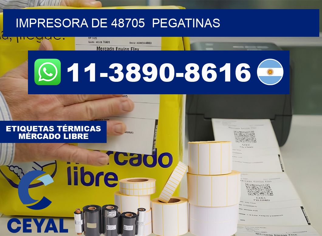 impresora de 48705  pegatinas
