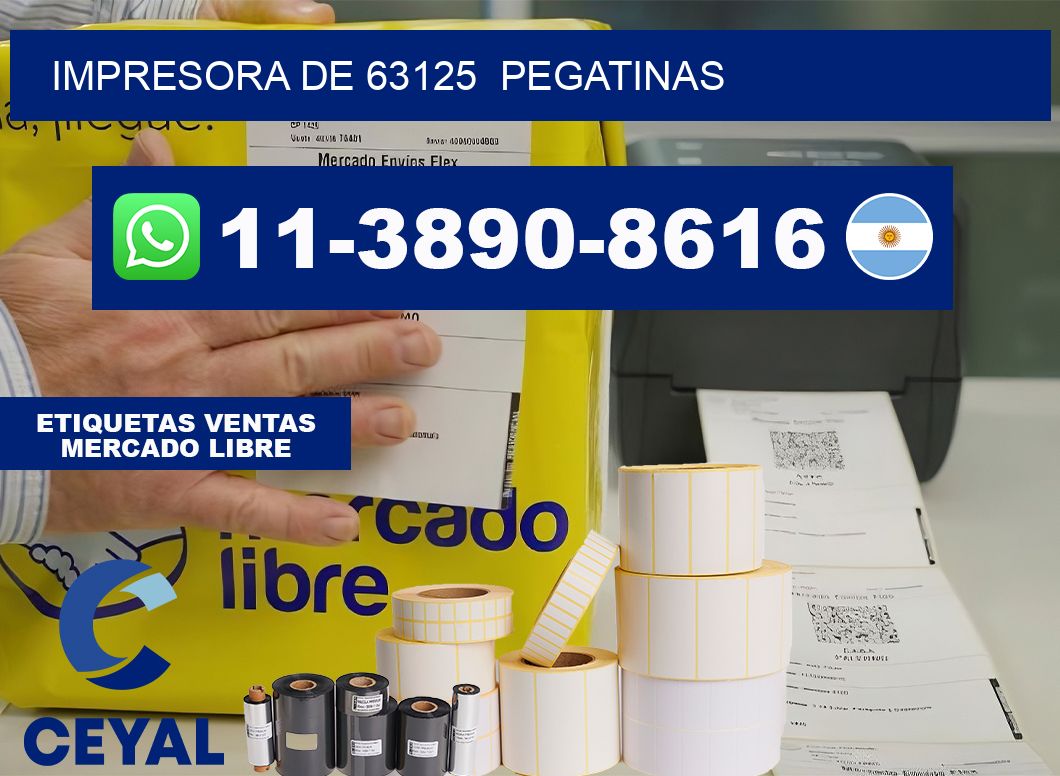 impresora de 63125  pegatinas