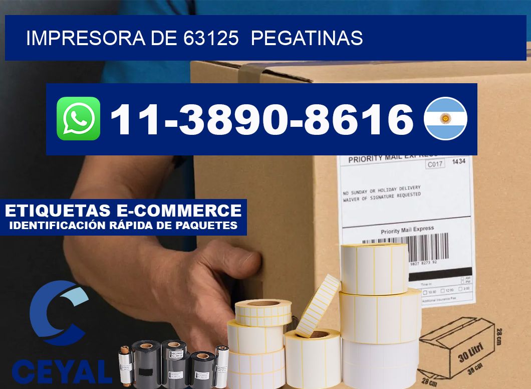 impresora de 63125  pegatinas