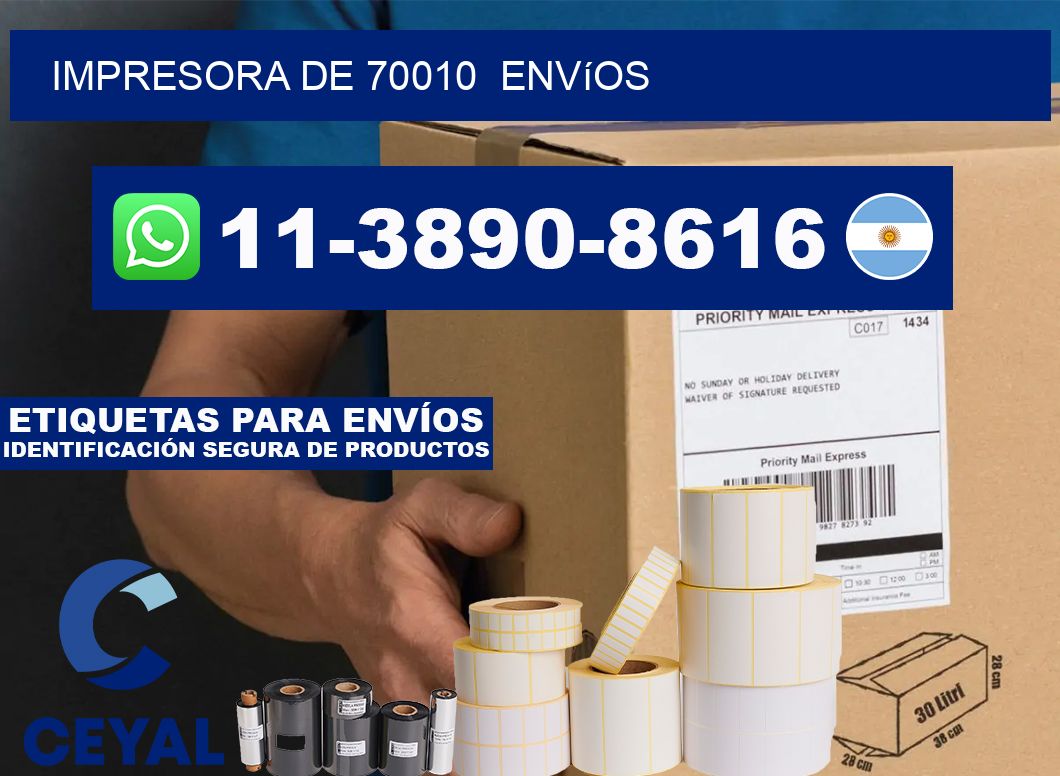 impresora de 70010  envíos
