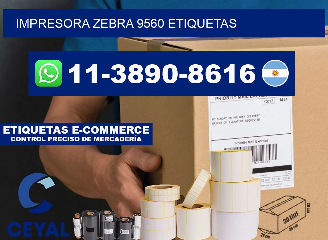 impresora zebra 9560 etiquetas