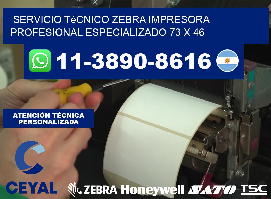 Servicio Técnico Zebra Impresora Profesional Especializado 73 x 46