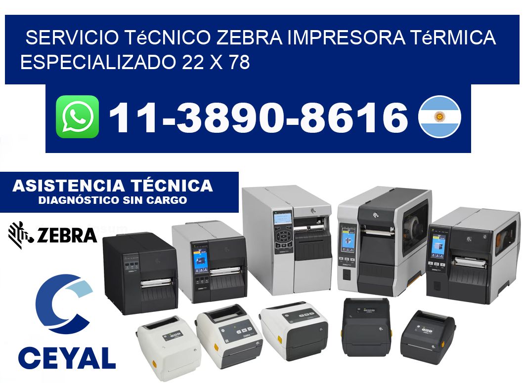 Servicio Técnico Zebra Impresora Térmica Especializado 22 x 78