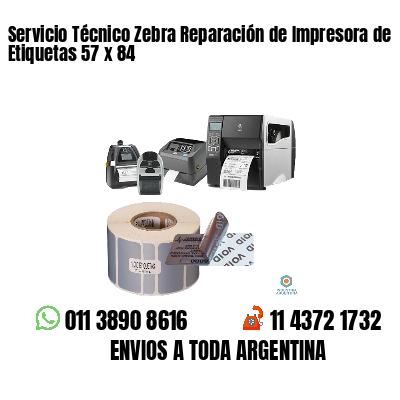 Servicio Técnico Zebra Reparación de Impresora de Etiquetas 57 x 84