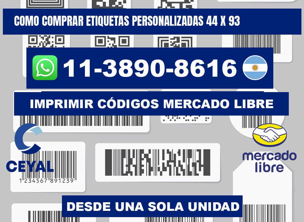 como comprar etiquetas personalizadas 44 x 93