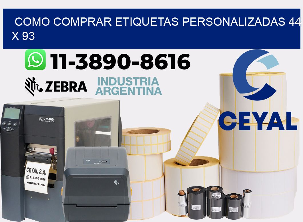 como comprar etiquetas personalizadas 44 x 93