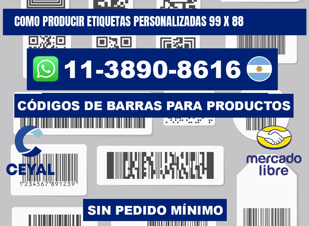 como producir etiquetas personalizadas 99 x 88