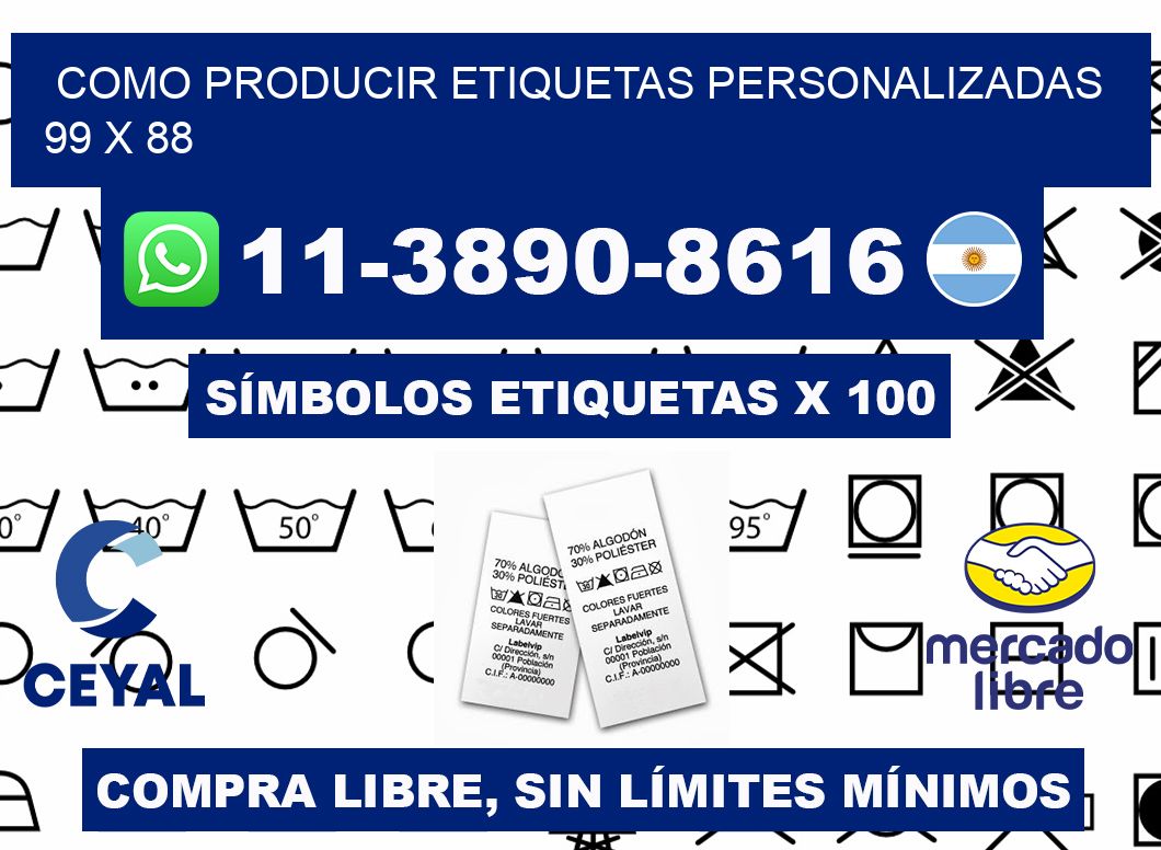 como producir etiquetas personalizadas 99 x 88