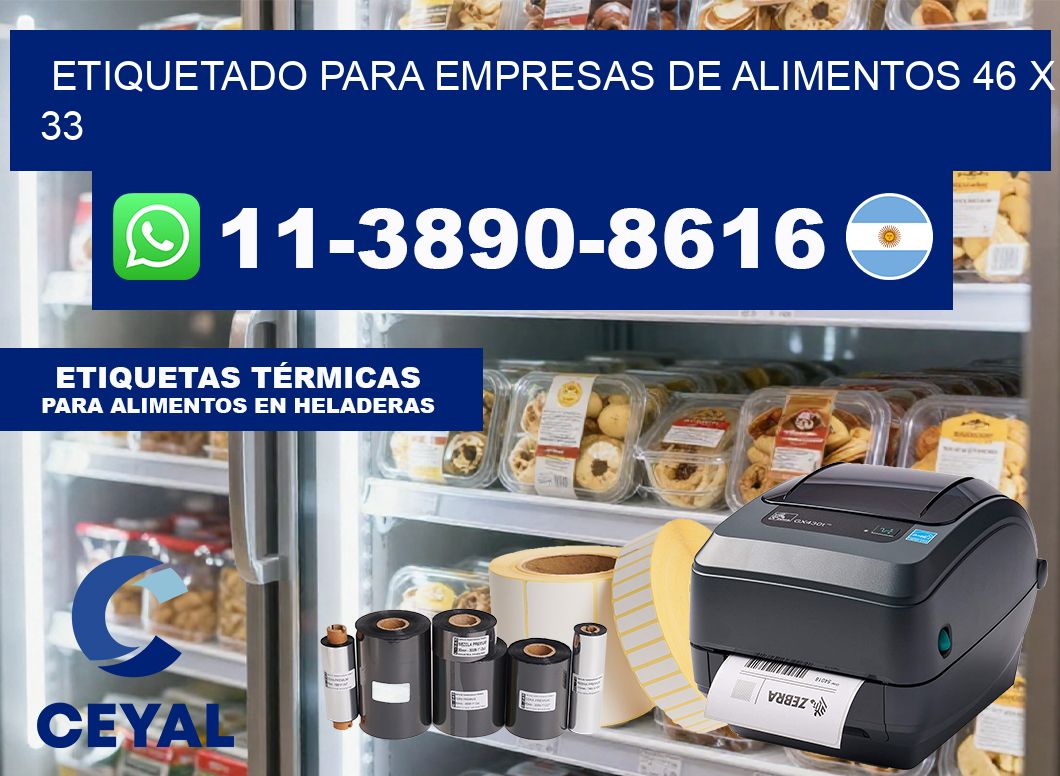 etiquetado para empresas de alimentos 46 x 33
