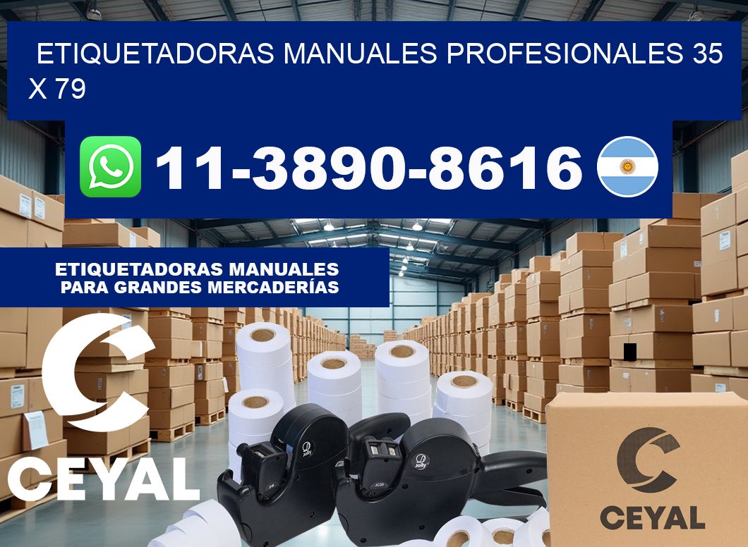 etiquetadoras manuales profesionales 35 x 79