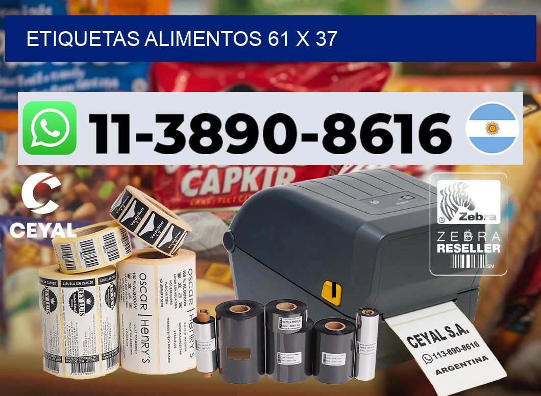 etiquetas alimentos 61 x 37