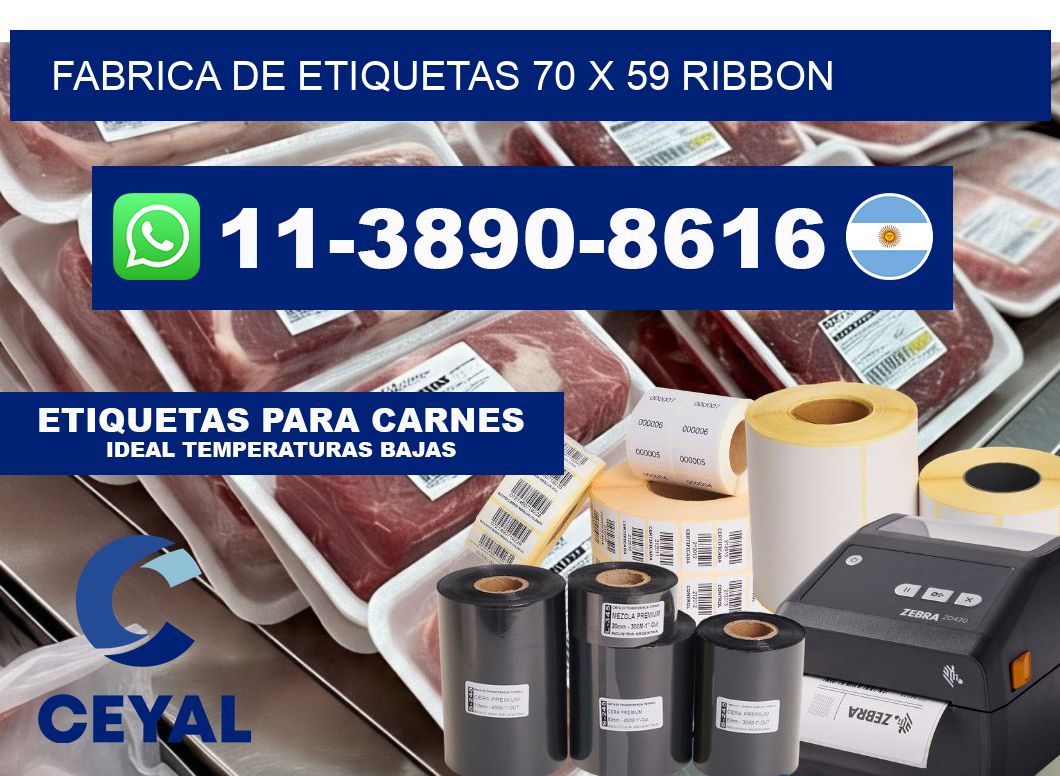 fabrica de etiquetas 70 x 59 ribbon