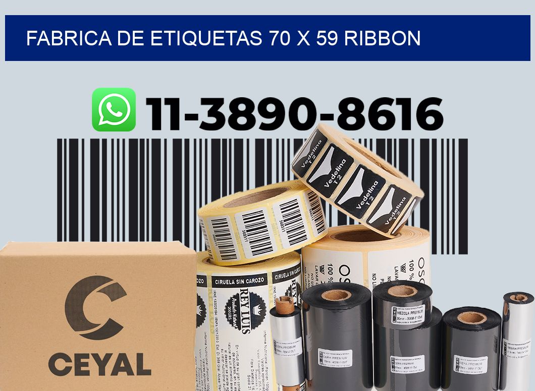 fabrica de etiquetas 70 x 59 ribbon