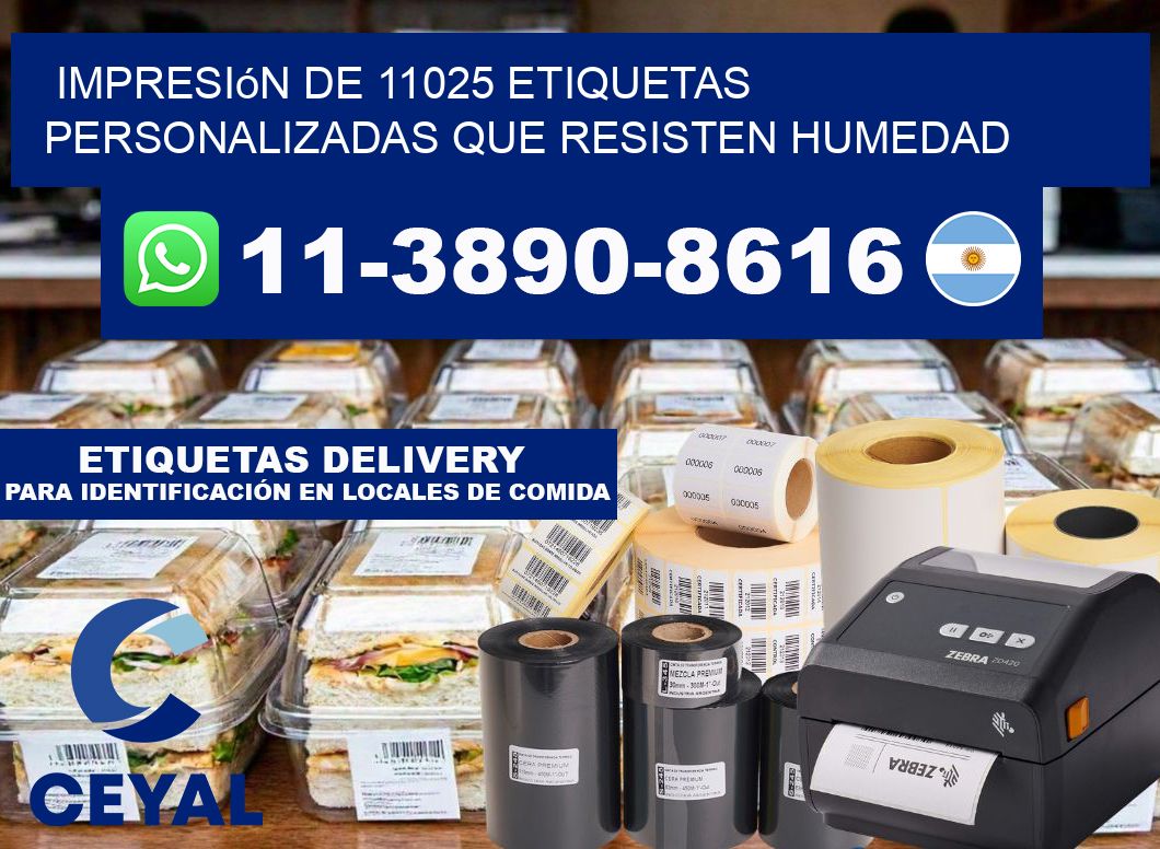 impresión de 11025 etiquetas personalizadas que resisten humedad