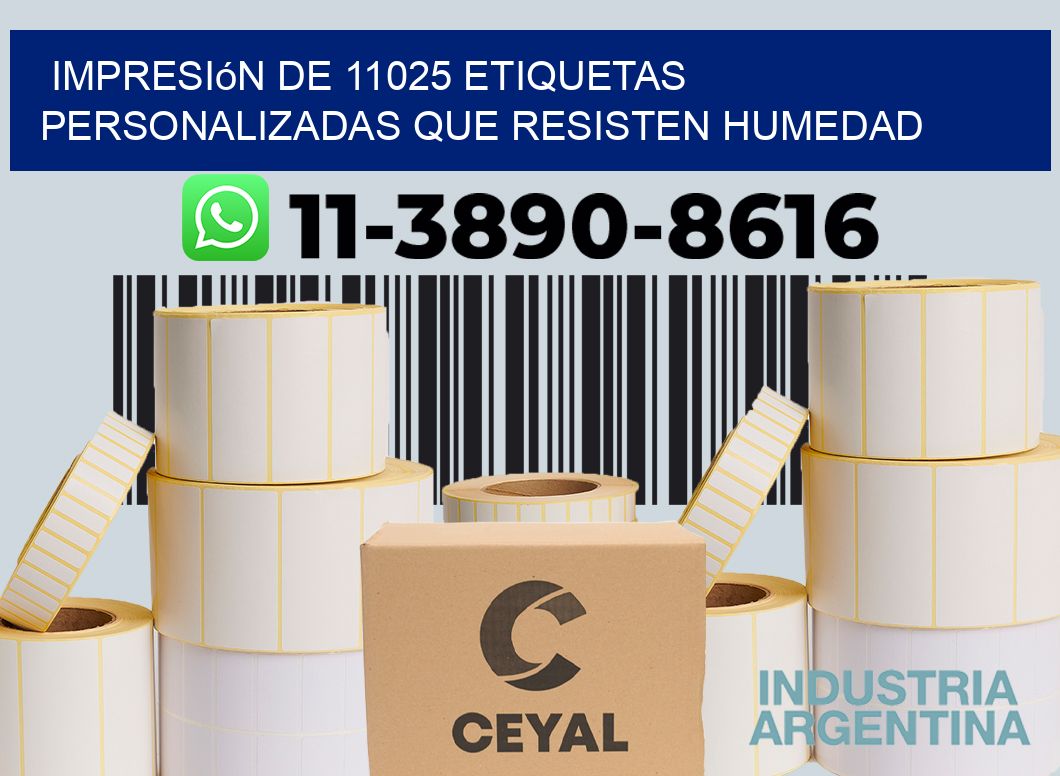 impresión de 11025 etiquetas personalizadas que resisten humedad