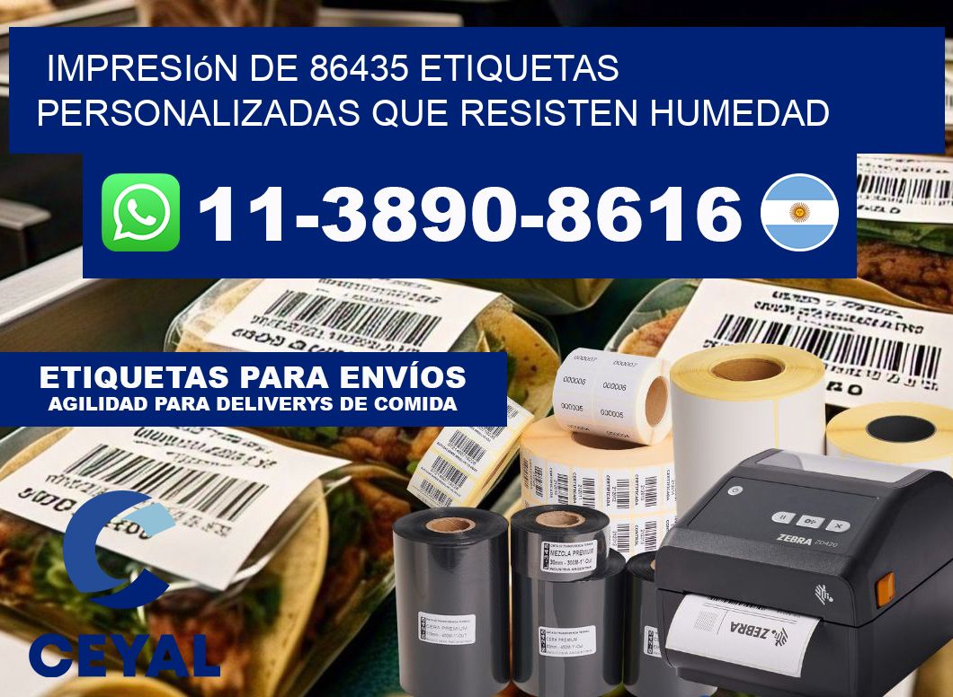 impresión de 86435 etiquetas personalizadas que resisten humedad
