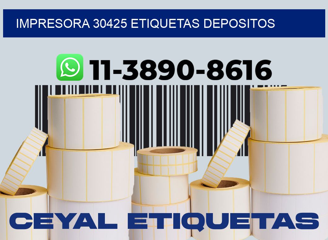 impresora 30425 etiquetas depositos