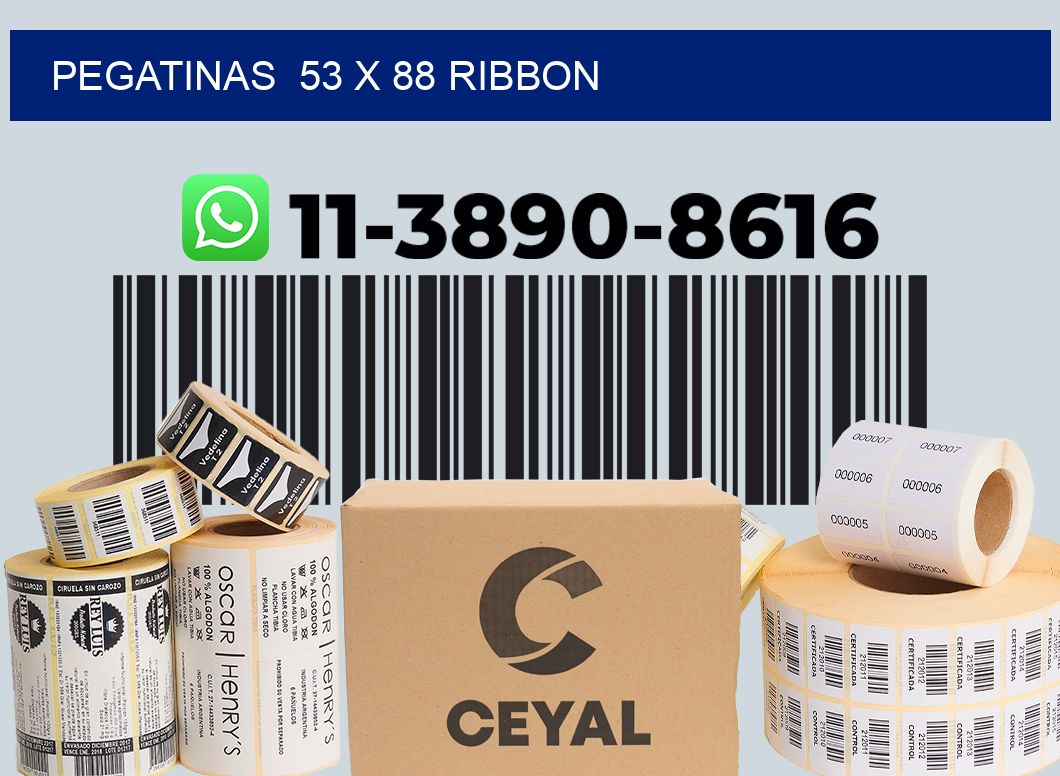 pegatinas  53 x 88 ribbon