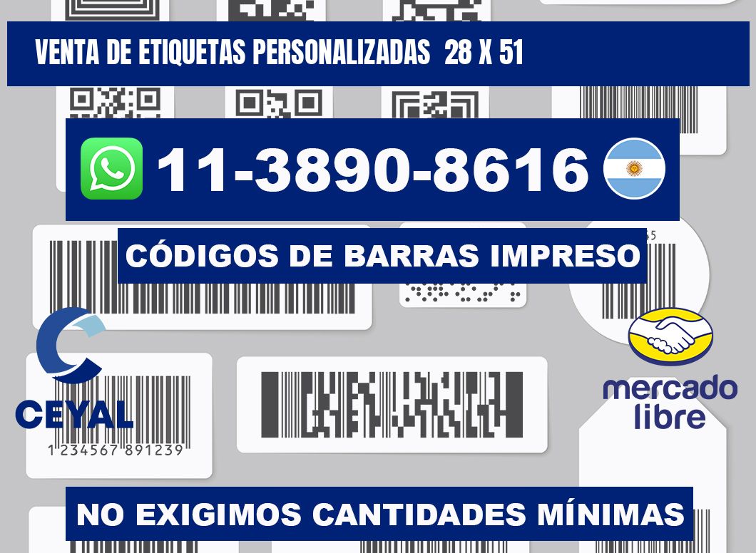 venta de etiquetas personalizadas 28 x 51