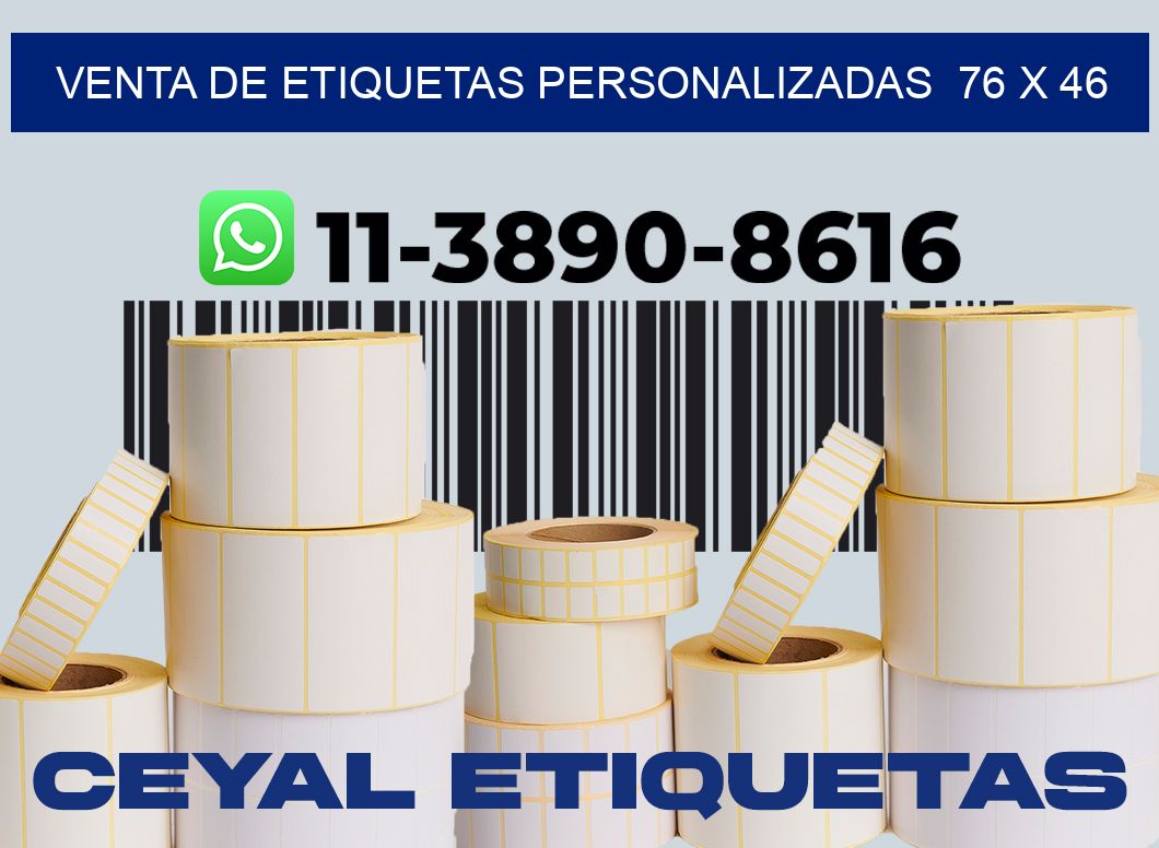 venta de etiquetas personalizadas  76 x 46
