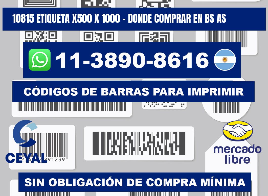 10815 etiqueta x500 x 1000 - Donde Comprar en bs as