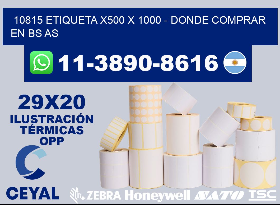 10815 etiqueta x500 x 1000 - Donde Comprar en bs as