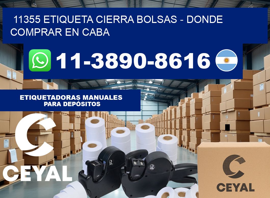11355 etiqueta Cierra Bolsas – Donde Comprar en Caba