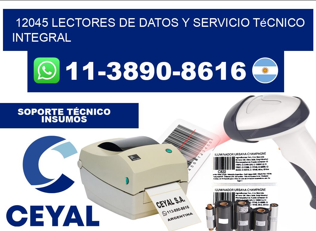 12045 Lectores de Datos y Servicio Técnico Integral
